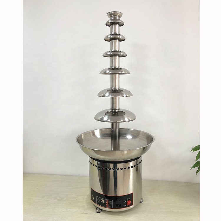 Stainless Steel 7 Tier Chocolate Fountain with High Quality 110v 220v