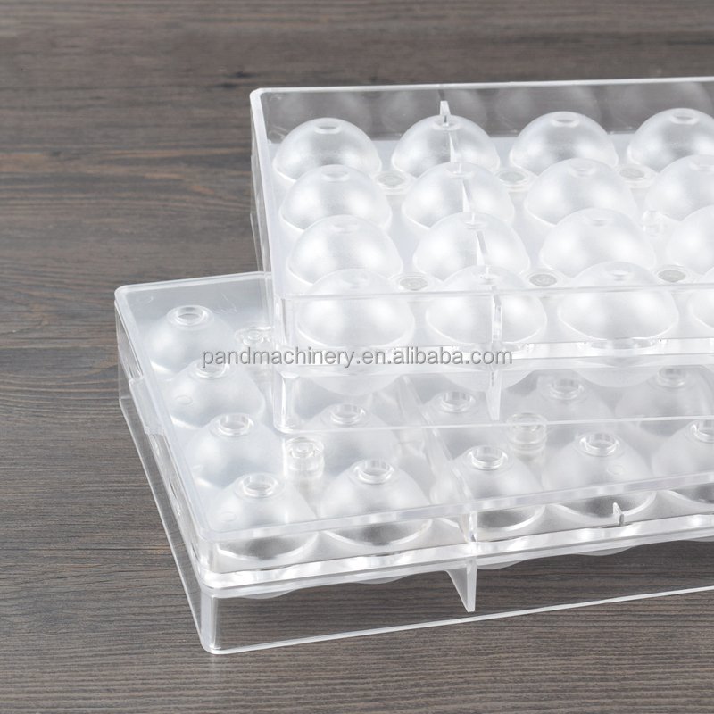 round shape pc chocolate magnetic mold