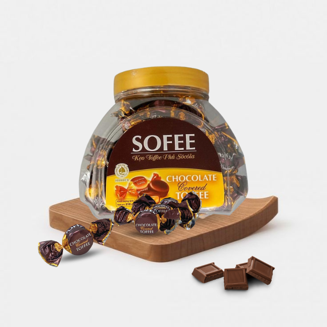 Hot sale Chocolate covered toffee Top product 2024 candy SOFEE brand HaiHa Confectionery since 1960