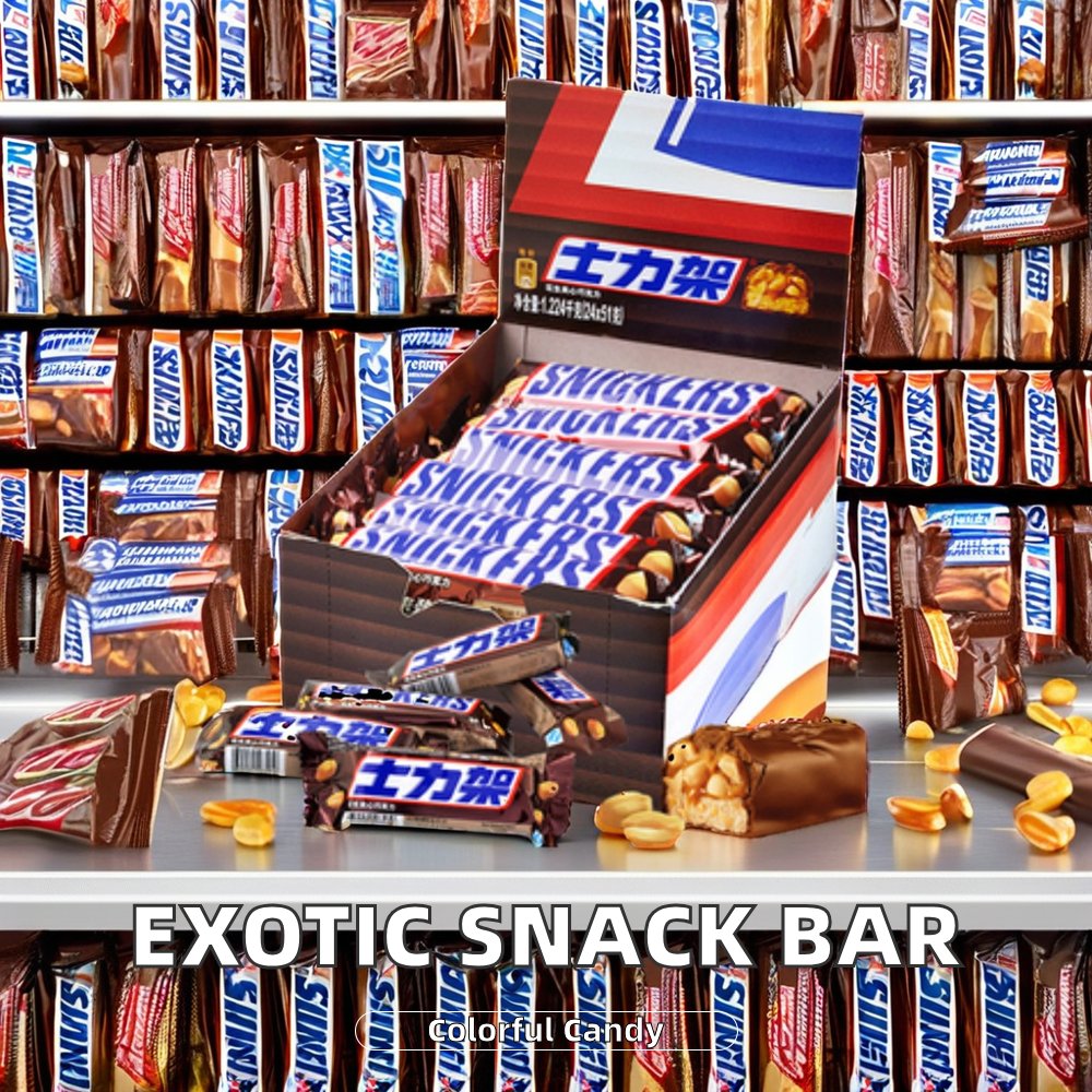 Peanut Butter Chocolate Candy Bar 70g Exotic Milk Hazelnut Flavor Biscuit Jam Nut Sweet Solid Compound Chocolate Nickers