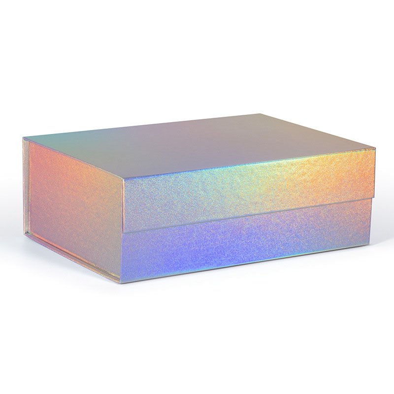 Ready to ship MOQ 20pcs Custom rigid Rectangular folding Flap Lid Magnetic Gift packaging boxes for small busine