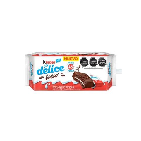 Manufacturer's Delice Kin-der & Schoko Bons Solid Chocolate Bars with Biscuit & Nut Ingredients Bulk Packed for Online Wholesale