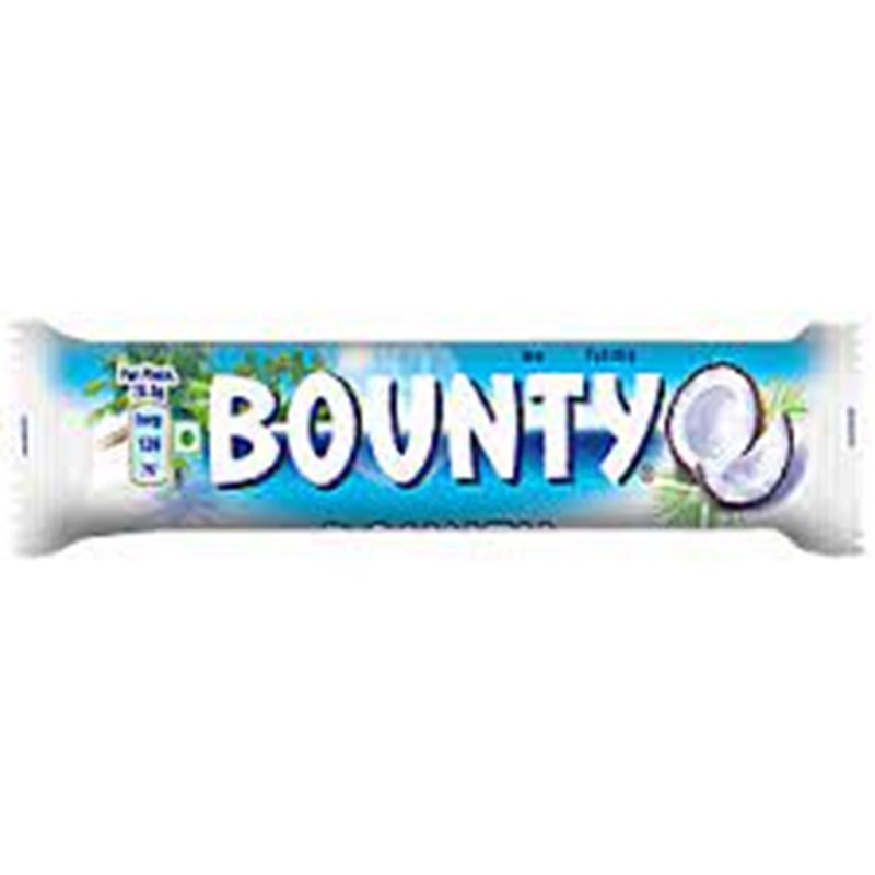 Bounty Coconut Milk Chocolate Case of 24 Sweet Chocolate Bars Biscuit Jam Nut Fruit Candy Solid Form Powder 24 Pieces Per Case