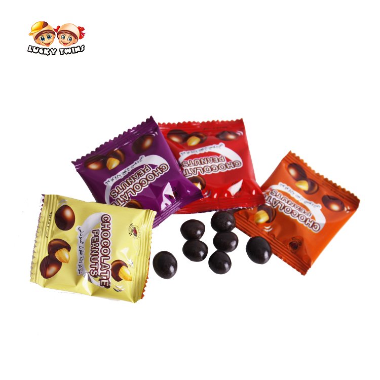 Customized peanut choco crispy desserts delicious wholesale nut crunch mini cachet chocolate ball