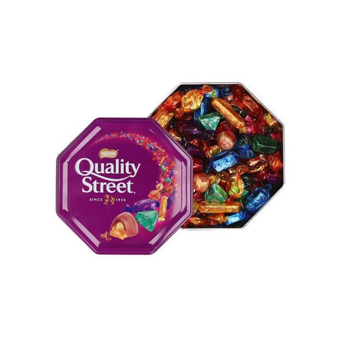Quality Street 220g Sweet Chocolate Box Solid Form with Additional Candy Ingredient Bulk Packaging Piece Pattern