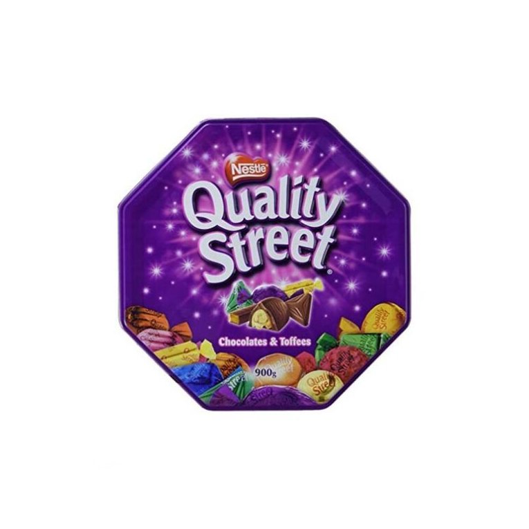 Quality Street 220g Sweet Chocolate Box Solid Form with Additional Candy Ingredient Bulk Packaging Piece Pattern