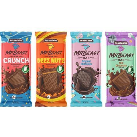 High Quality Feastables Mr Beast Milk Chocolate Crunch Bar 60g Best Quality Mr Beast Milk Chocolate Crunch Bar Bulk Order sale