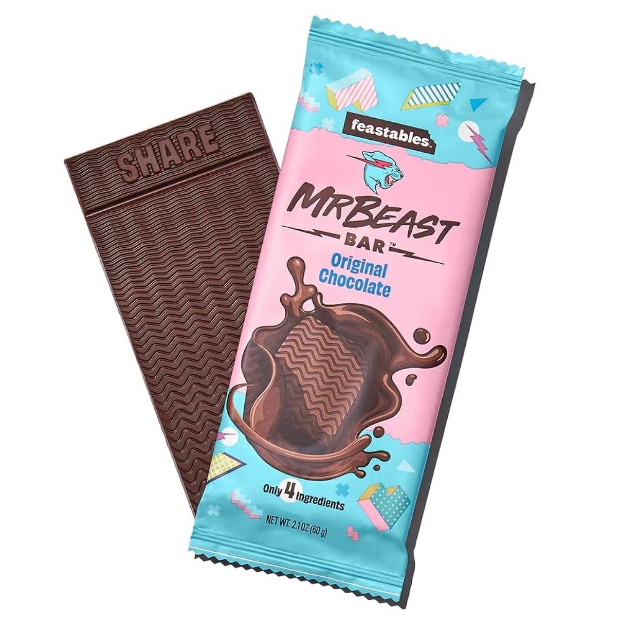 High Quality Feastables Mr Beast Milk Chocolate Crunch Bar 60g Best Quality Mr Beast Milk Chocolate Crunch Bar Bulk Order sale