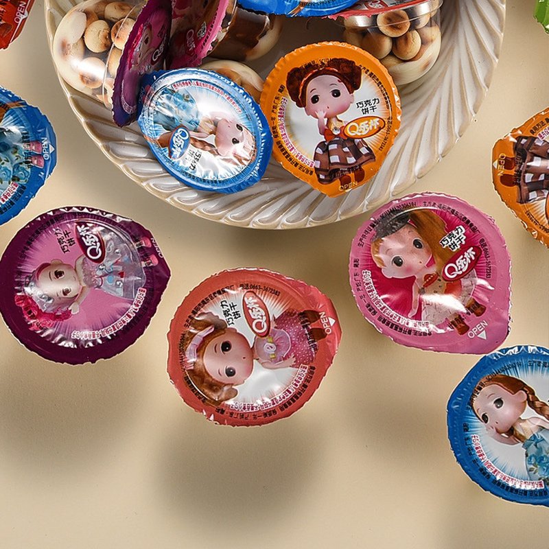 bulk sweets biscuits student snack chocolate cup star cup chocolate biscuit star cup chocolate biscuit