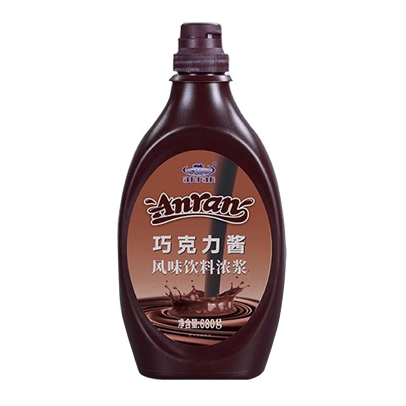 Wholesale bottled liquid chocolate sauce suitable for milk tea shop/baking/ice cream