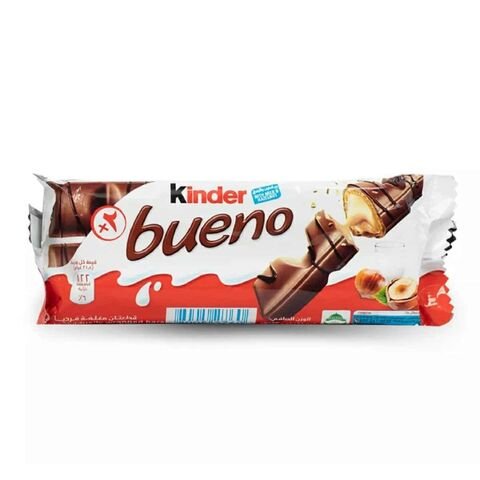Ferrero KINDER BUENO 43G Best Grade Milk Chocolate Bars Sweet Biscuit and Candy Egg Pattern Bulk Pasty Powder Packaging