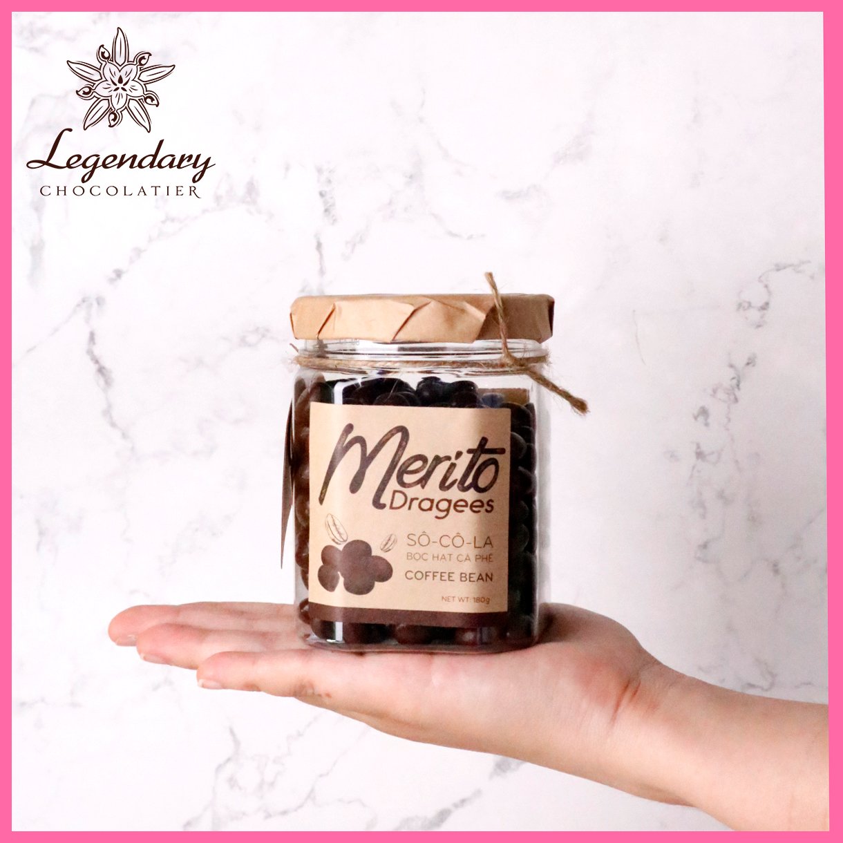 high quality Chocolate dragees made in Vietnam good for health and taste