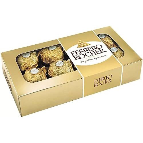 Ferrero Rocher Fine Hazelnut Milk Chocolate, Perfect Valentine's Day Gift 42 Count Top Quality Wholesale price (3 pcs in a pack)