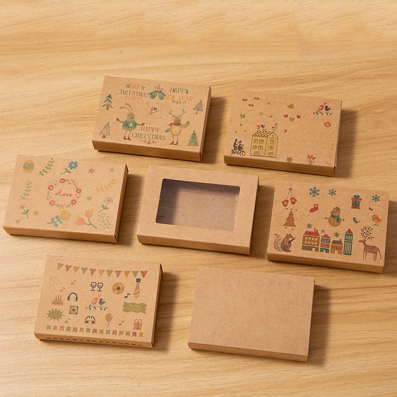 Wholesale High Quality Recyclable Corrugated Paper Chocolate Christmas Gift Box Packaging