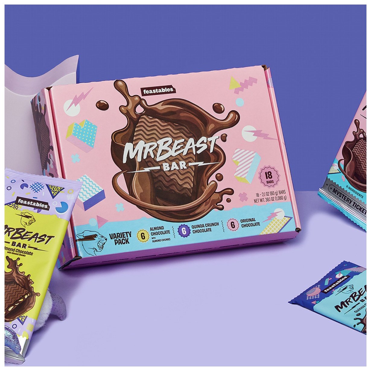 Mrbeast Chocolate Chocolate Chip Cookie Dough Bulk Order Best Quality MrBeast Milk Chocolate Crunch Bar Bulk Order best quality