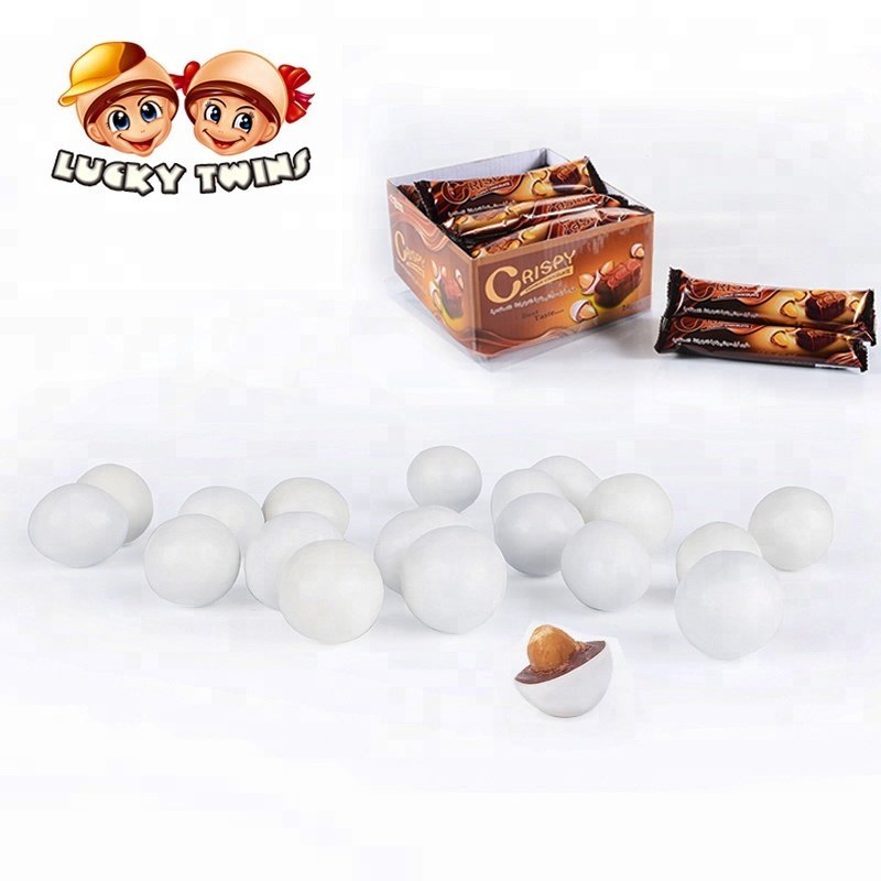 Wholesale chocolate peanuts candy customized sugar treats good round coloring white peanut choco