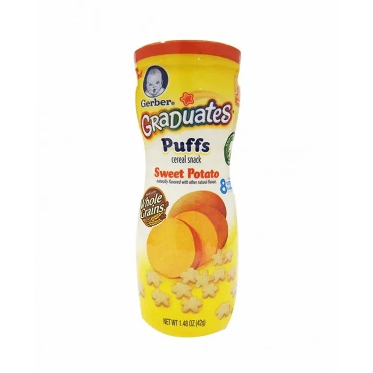 Wholesale Supplier of Gerber Graduates Puffs Low Price Pasty Cereal Snack Naturally Sweet Potato