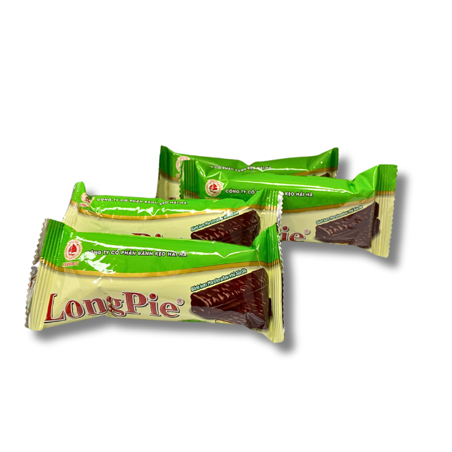 Best selling 2024 cheap price Chocolate with marshmallow Pie LONGPIE brand from HaiHa confectionery