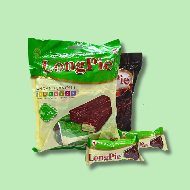 Best selling 2024 cheap price Chocolate with marshmallow Pie LONGPIE brand from HaiHa confectionery