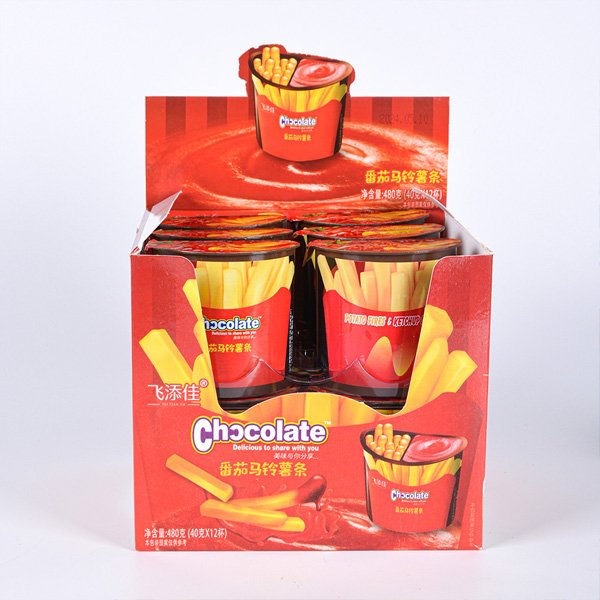 Wholesale Custom Chocolate Jam Chocolate Dip Biscuit Stick