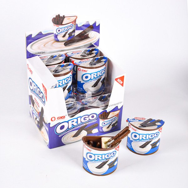 Wholesale Custom Chocolate Jam Chocolate Dip Biscuit Stick