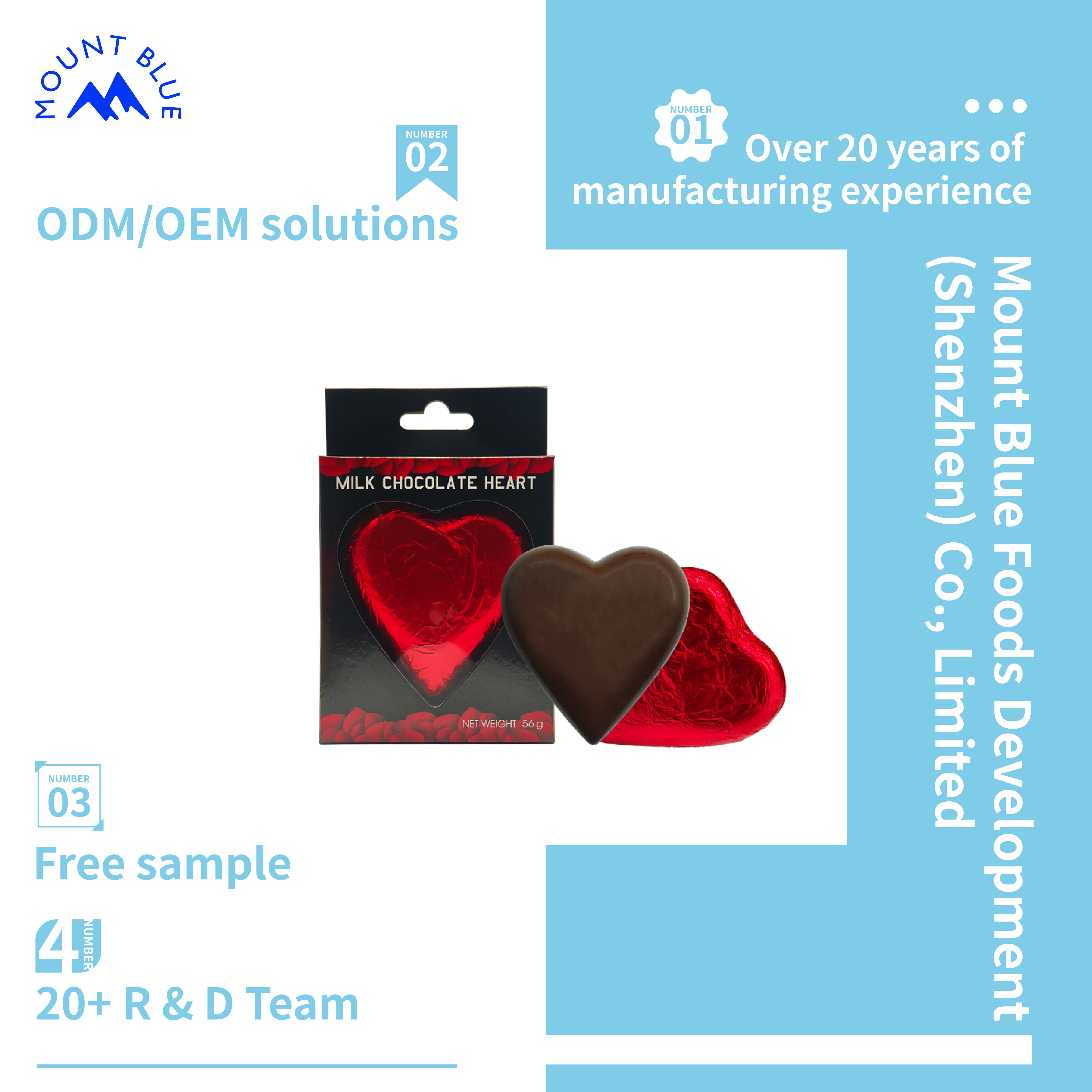 Wholesale Home Baking Hot Chocolate in Heart Design for Adding a Personal Touch to Your Baked Goods