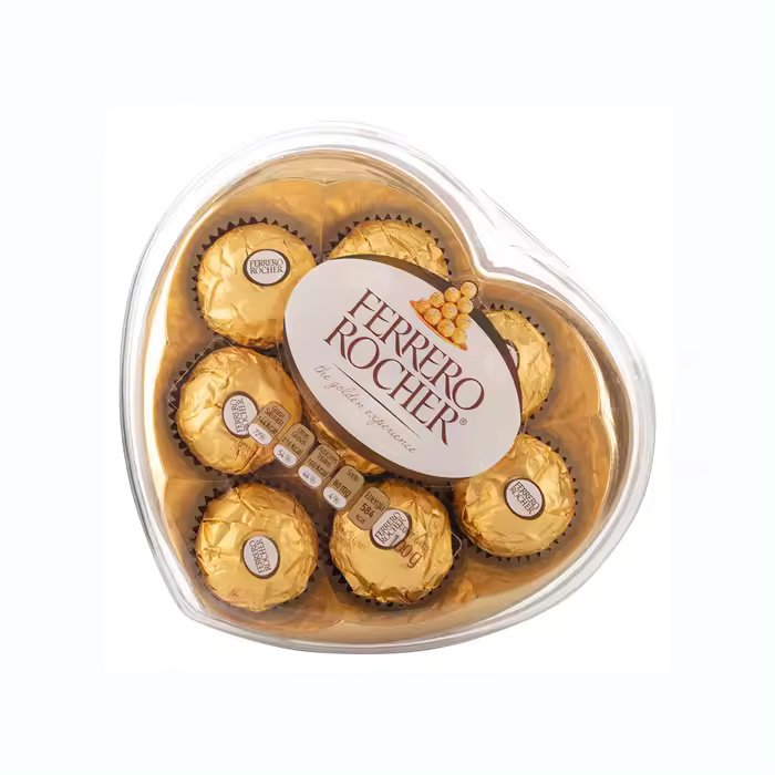 Ferrero Rocher Premium Chocolate Bars, White Chocolate Hazelnut Individually Wrapped, Luxury Chocolate