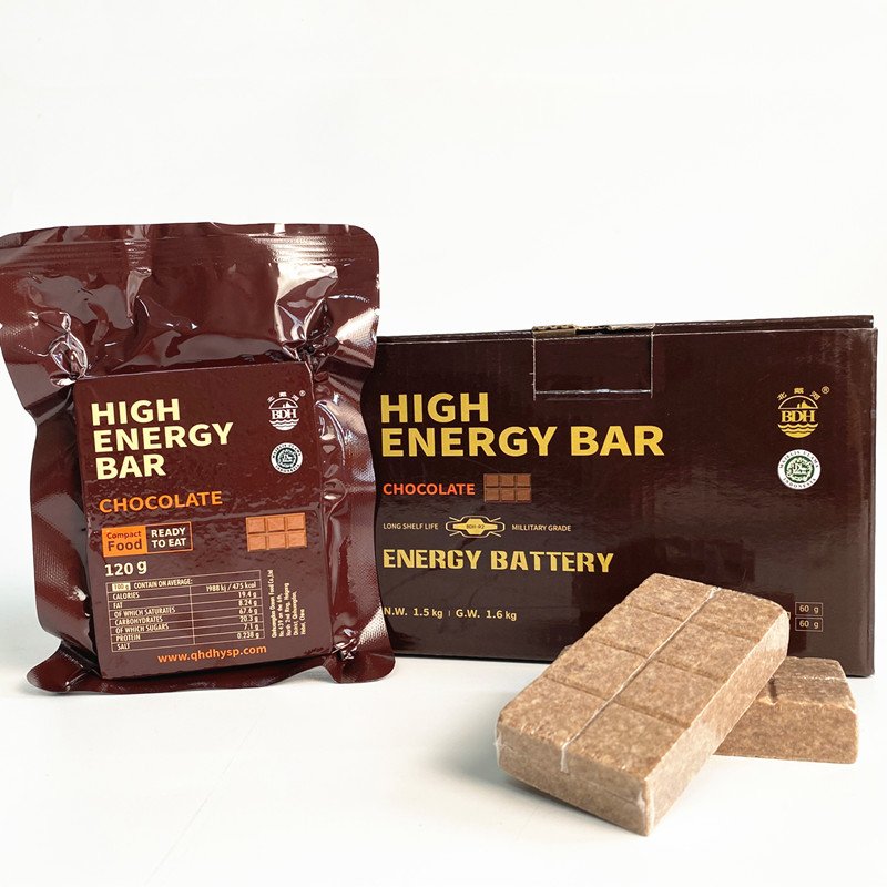 high energy chocolate bars compression type biscuits