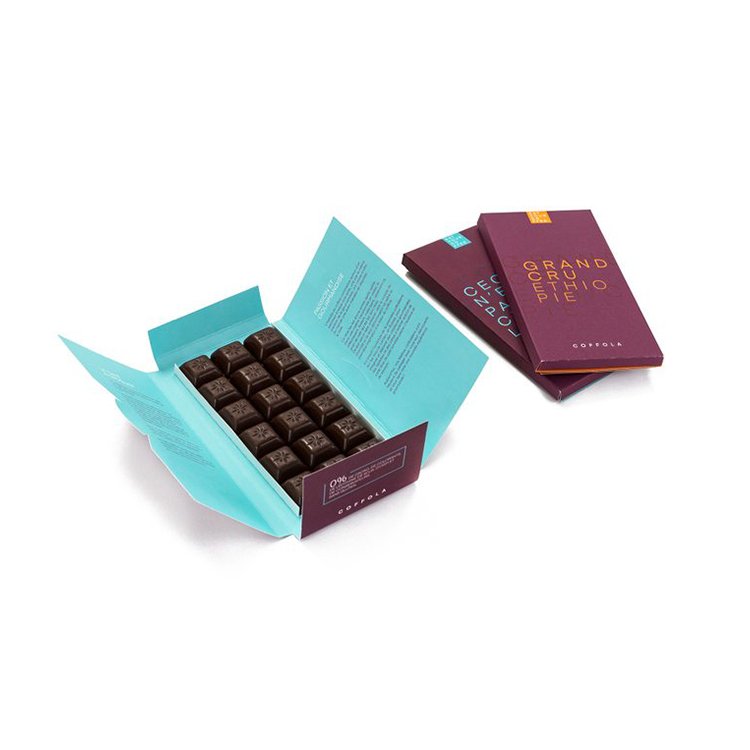 Custom Professional Food Carton Printing Chocolate Bar Wrapper Packaging Box
