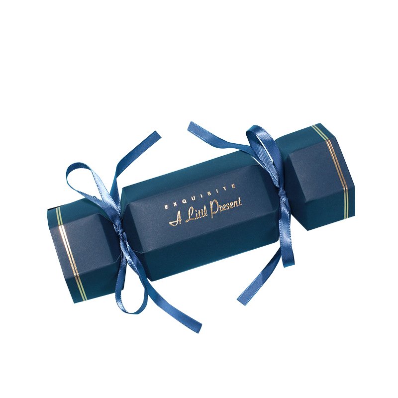 Wholesale wedding favors gift chocolate candy paper packaging box with ribbon