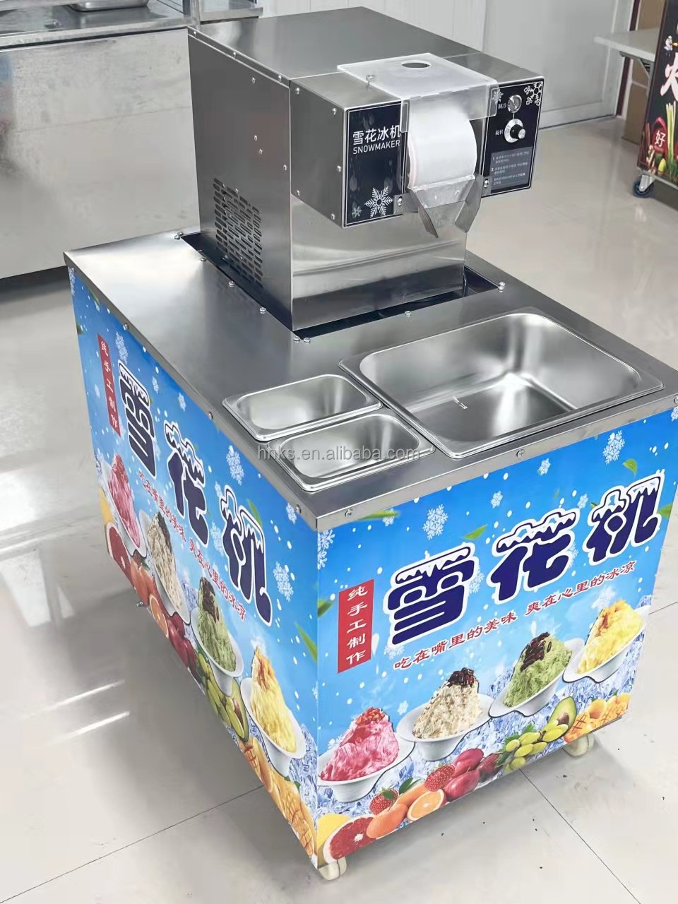 Commercial Snowflake ice machine Flake Snow Ice Bingsu Machine For Chocolate Milk Snow Ice maker
