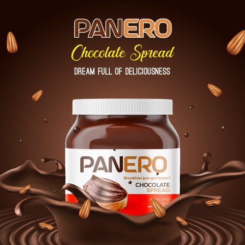 Super Fine Quality Panero Spread Healthy Ready-to-Eat Almond Milk Chocolate Pasty Sweet Taste Powder Form Featuring Nut Jam