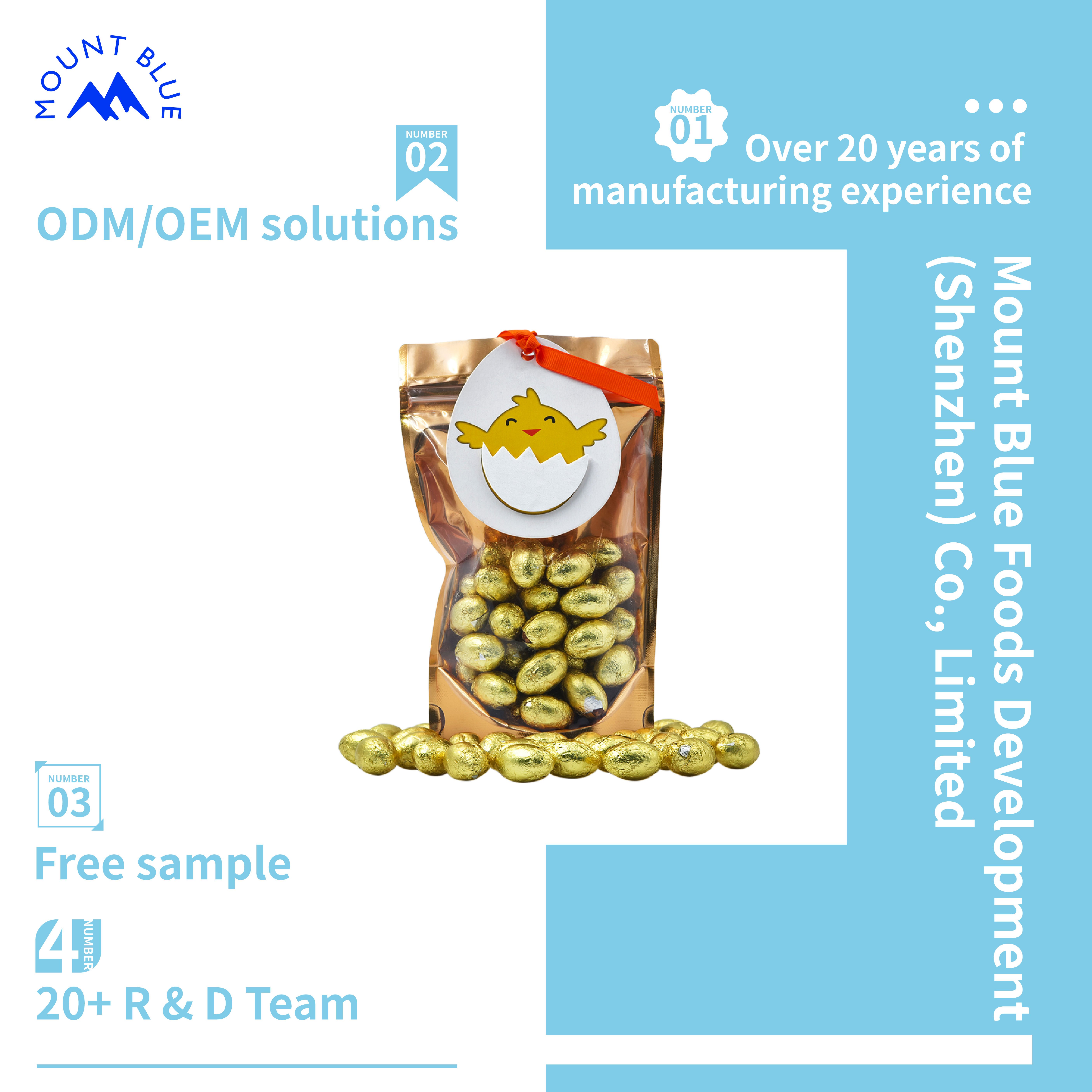 Wholesale price Custom Flavored Chocolate egg Solid Chocolate Egg Cocoa Easter Chocolate Egg