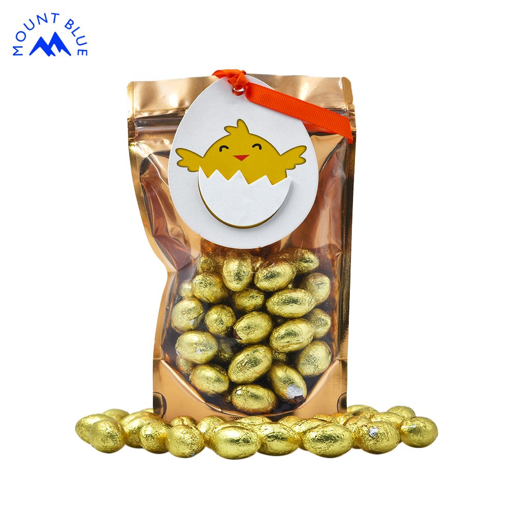 Wholesale price Custom Flavored Chocolate egg Solid Chocolate Egg Cocoa Easter Chocolate Egg