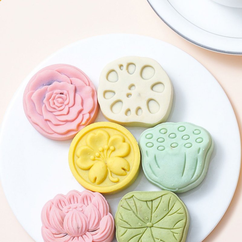 Cantonese style Mid-Autumn Festival mooncakes jasmine cakes and chocolate egg yolk various flavors tea snacks