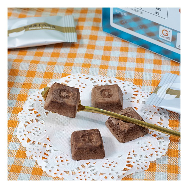 No Trans-Fatty Acids Lyophilization Chocolate Mini Dark Chocolates And Sweets Candy