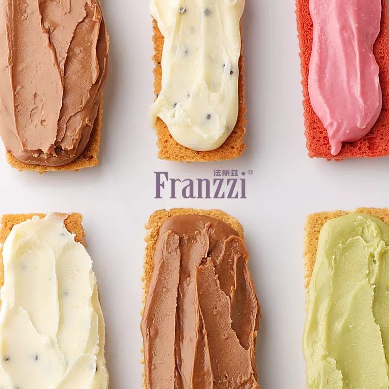 115g Franzzi Matcha Mousse Cheese Chocolate Flavored Cookies Sweet and Crispy Casual Snacks