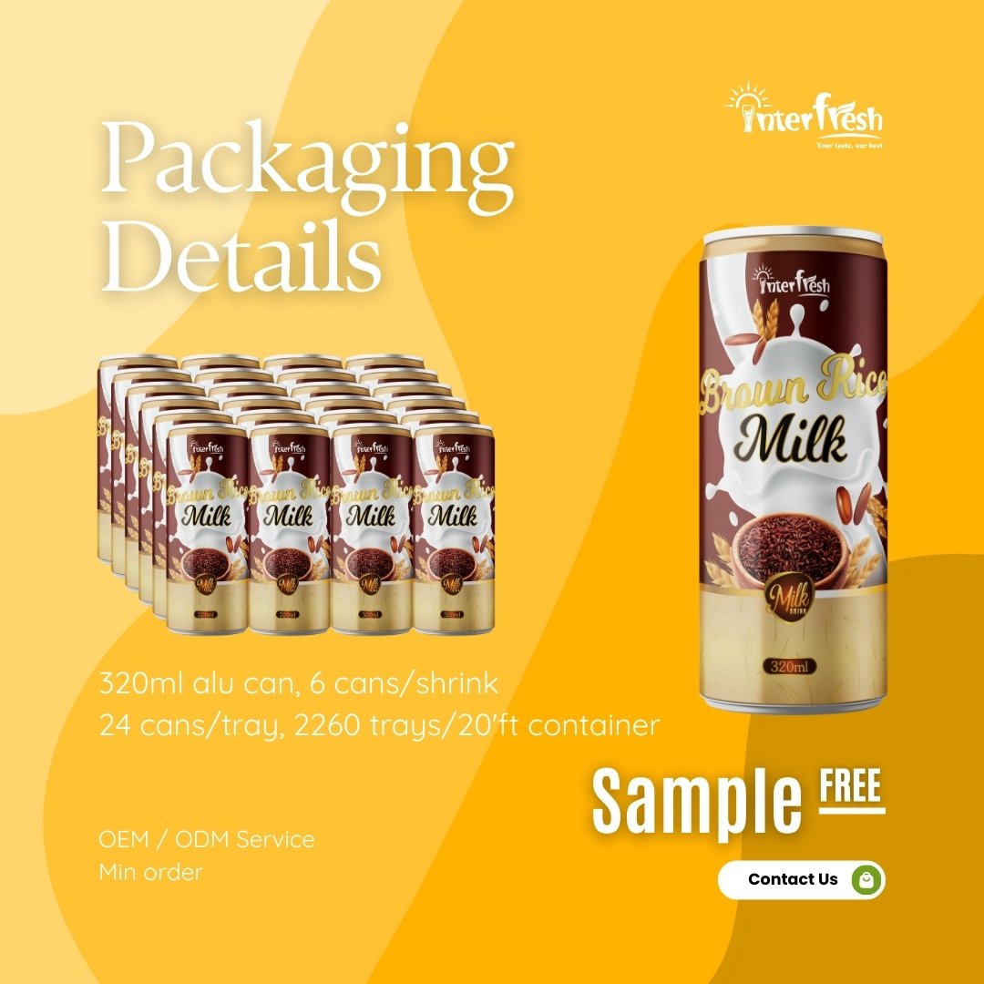 250ml Interfresh Coconut Milk Chocolate flavor From Viet Nam OEM and ODM Reasonable Prices.