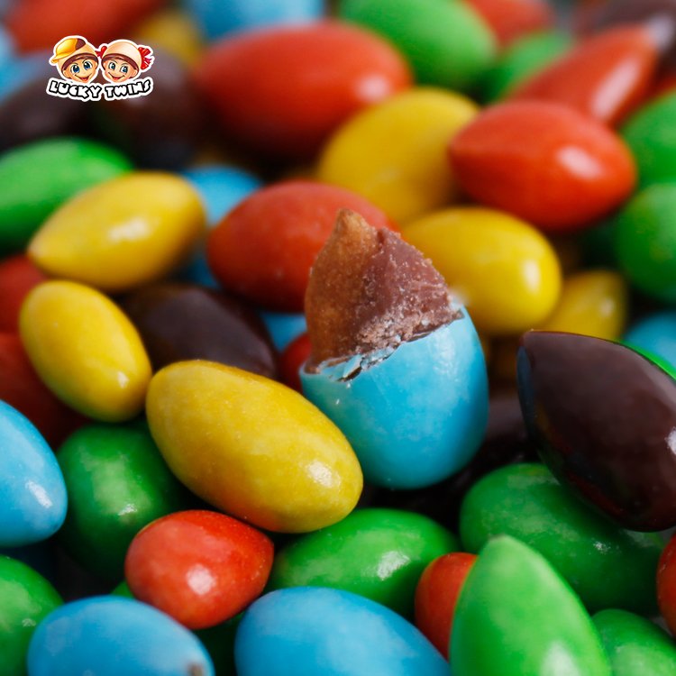 chocolate covered sunflower seeds colored in bulk custom candy nuts mini choco bean