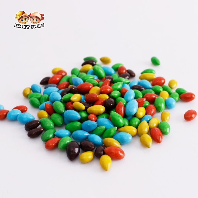 chocolate covered sunflower seeds colored in bulk custom candy nuts mini choco bean