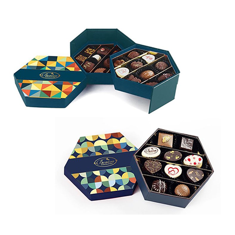 Manufacturer Custom Square Hard Luxury Private Label Small Chocolate Box Paper Packaging For Gift Product