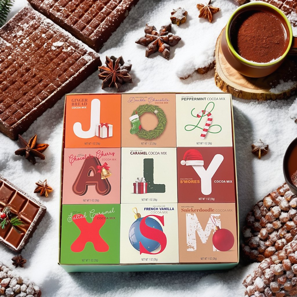 Custom Taste Custom Color Ginger Bread Cocoa Mix 1 OZ