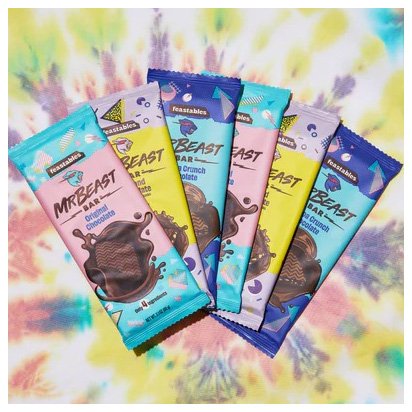 Best quality Mr Beast 60g Chocolate Bars Unique Flavor Solid Sweet Chocolate with Nut best Wholesale Price for worldwide export
