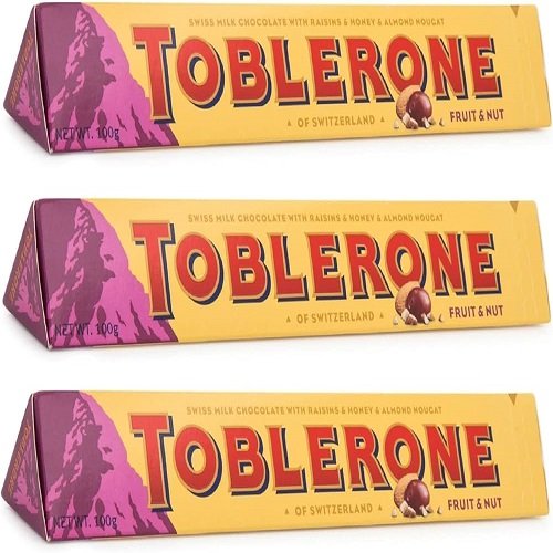 TOBLERON'E Milk/White/Dark/Fruit & Nuts Chocolate 100g |