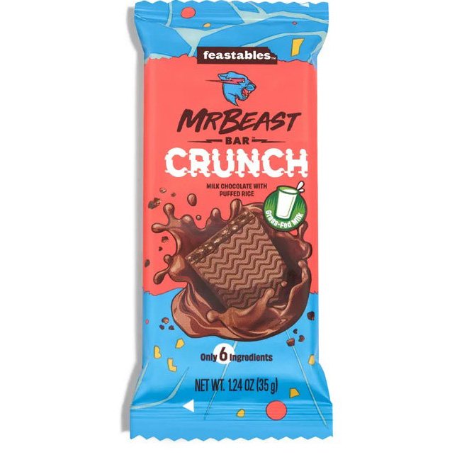 Feastables MrBeast 60g Chocolate Bars Unique Flavor Solid Sweet Chocolate with Nut Wholesale Price best quality cheap price