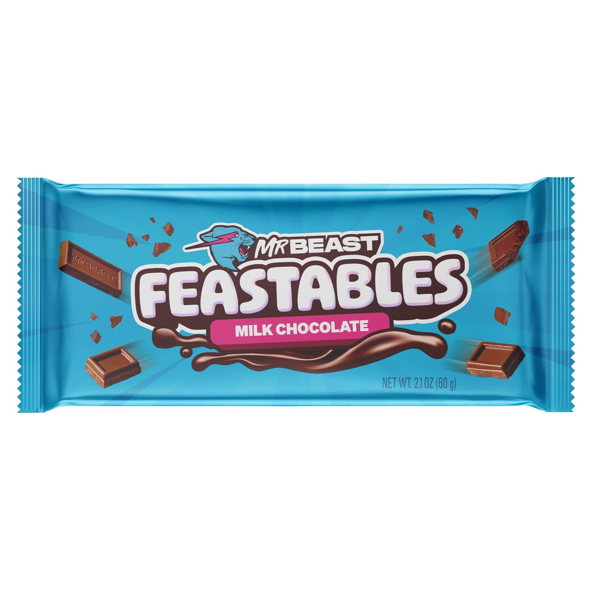 Feastables MrBeast 60g Chocolate Bars Unique Flavor Solid Sweet Chocolate with Nut Wholesale Price best quality cheap price