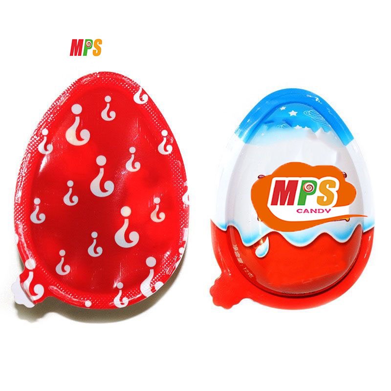 Candy Exporters Oem Surprise Egg Chocolate Cream With Biscuit Halal Customized With Fun Toys Chocolate Egg