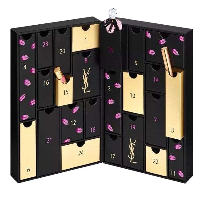 Custom logo surprise jewlery box packaging paper Cosmetic chocolate candle Christmas advent calender calendar box 12 days