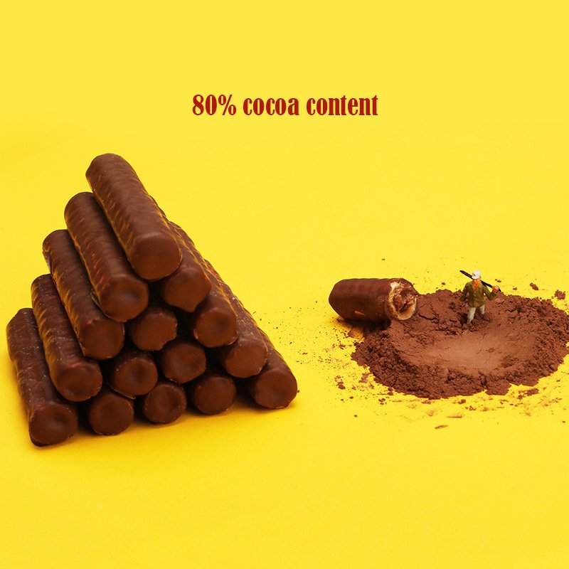 Crispy chocolate hazelnut filling sandwich egg roll rolled in bulk wholesale snacks chocolates wholesale