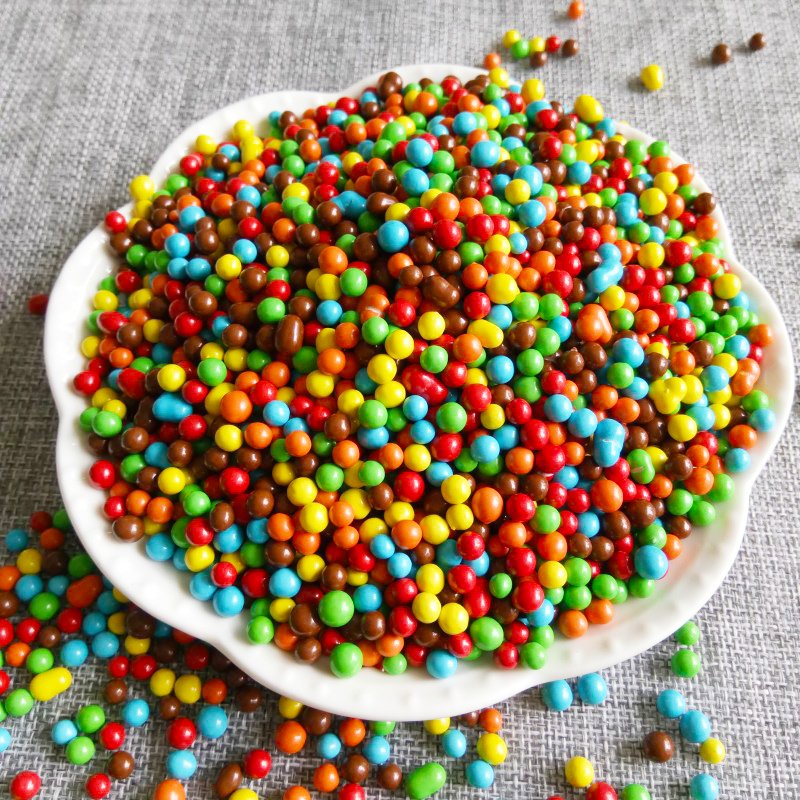 wholesale bulk colorful chocolate beans with various shapes mexican candy chocolate beans